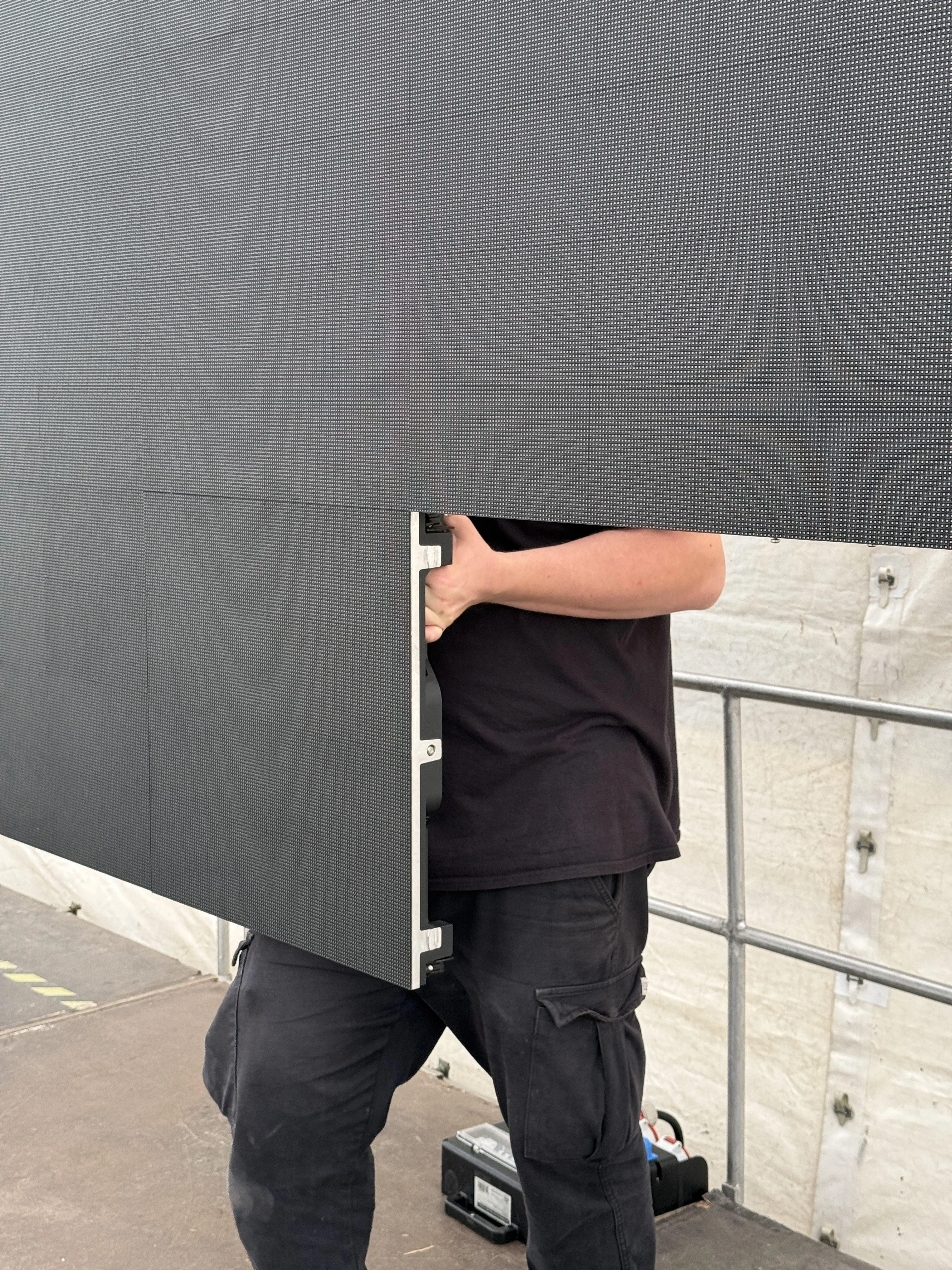 10 m² LED-Wand beim 150-jährigen Feuerwehrfest Untersteinbach