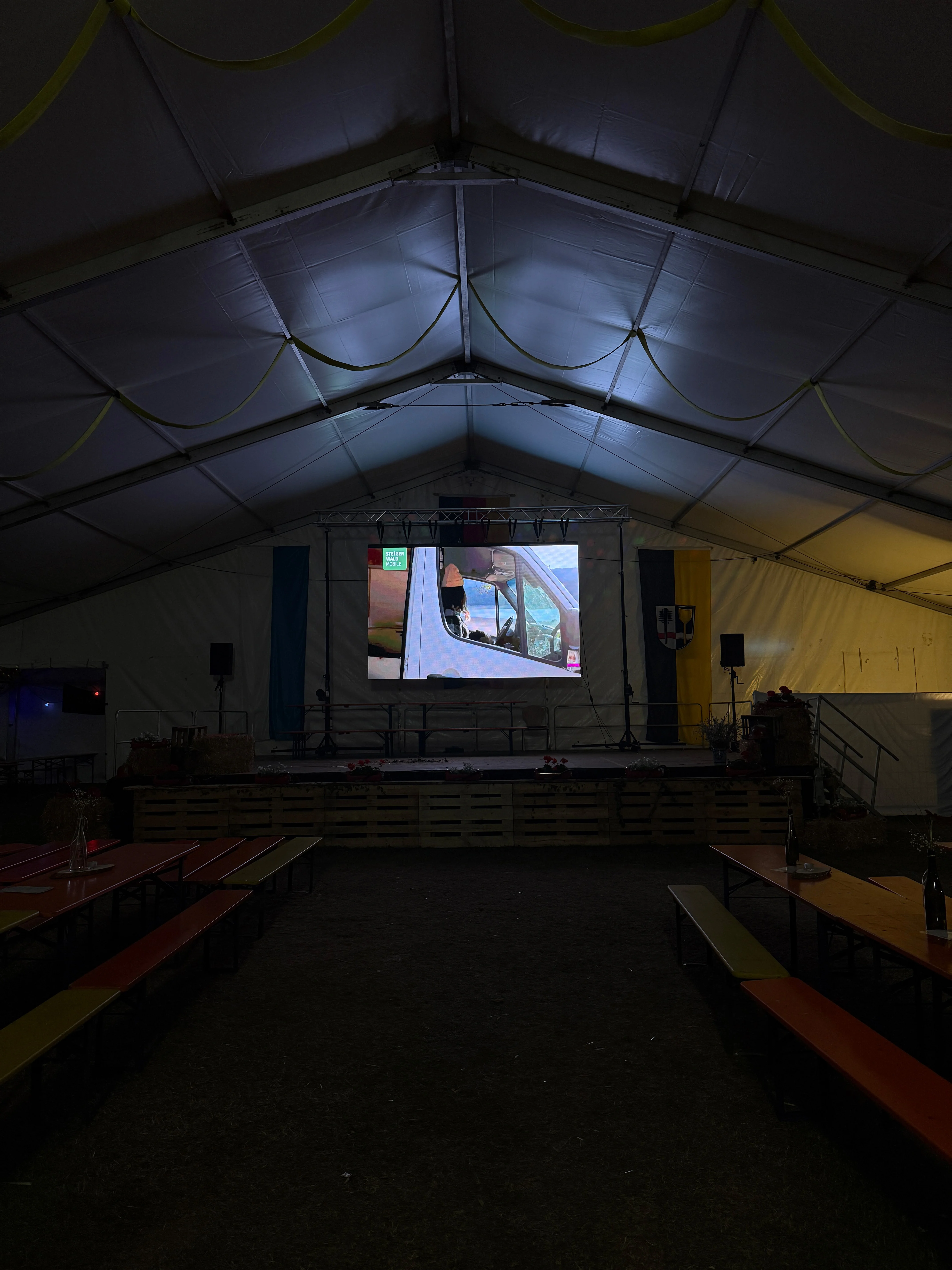 10 m² LED-Wand beim 150-jährigen Feuerwehrfest Untersteinbach